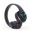 Kabelgebundenes & kabelloses Headset GEMBIRD BHP-LED-01, supra-aural, Kopfbügel, schwarz, 0,3 m Kabel, 150 g