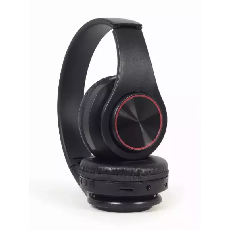 Kabelgebundenes & kabelloses Headset GEMBIRD BHP-LED-01, supra-aural, Kopfbügel, schwarz, 0,3 m Kabel, 150 g