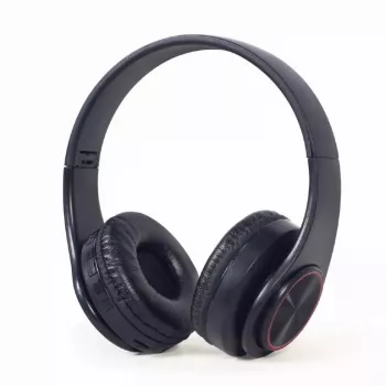 Kabelgebundenes & kabelloses Headset GEMBIRD BHP-LED-01, supra-aural, Kopfbügel, schwarz, 0,3 m Kabel, 150 g