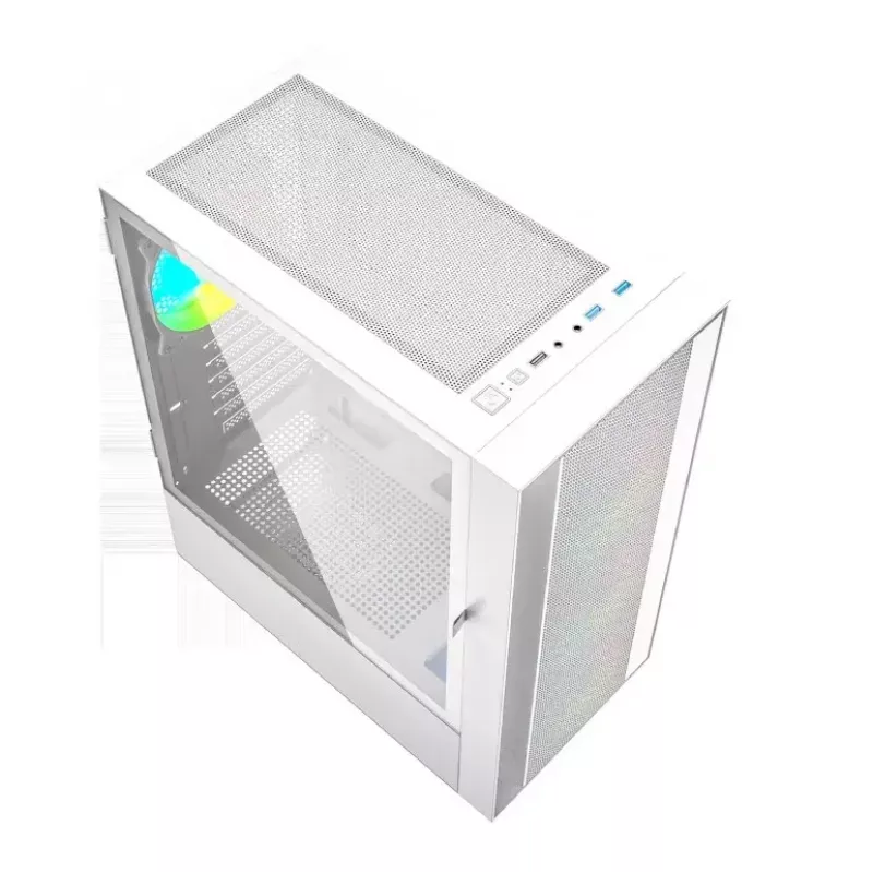 Computergehäuse Fornax 4000 ARGB, ATX, Weiß