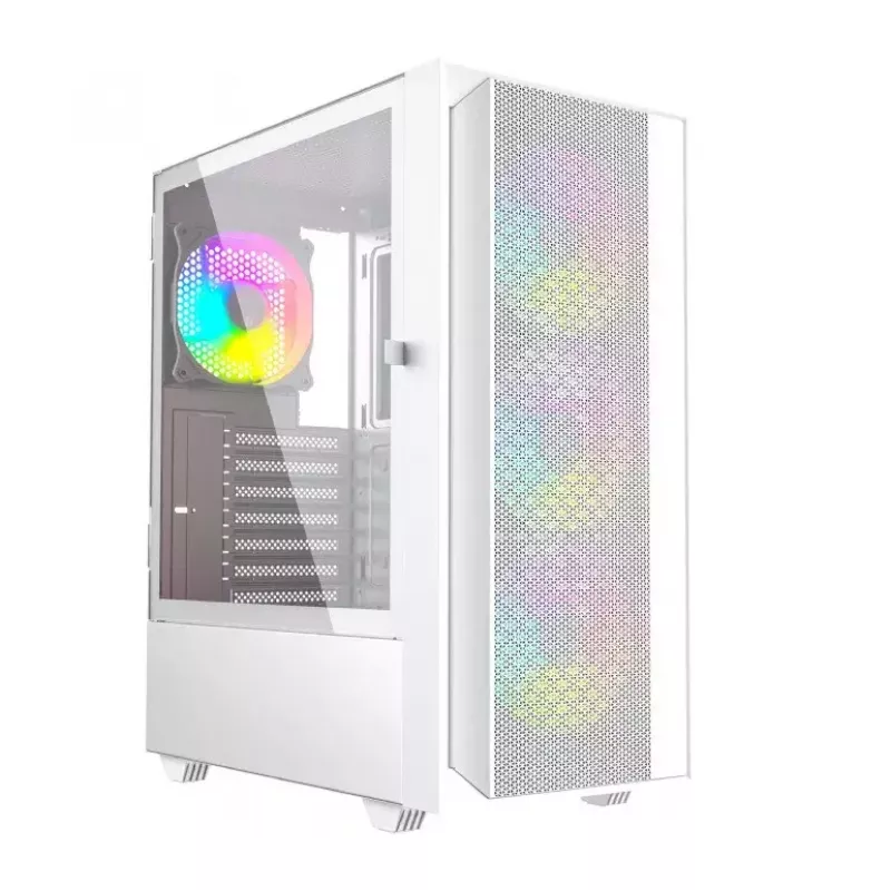Computergehäuse Fornax 4000 ARGB, ATX, Weiß