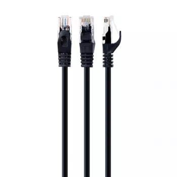 Netzwerkkabel Gembird PP6U-1.5M/BK RJ-45 Cat6 1,5m Schwarz