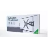 TV-Halterung Gembird WM-60ST-01 für 32–60 Zoll Fernseher, VESA 100x100–400x400, bis 36,4 kg, neigbar -2°–10°, Wandabstand 4,2–45,2 cm, schwarz