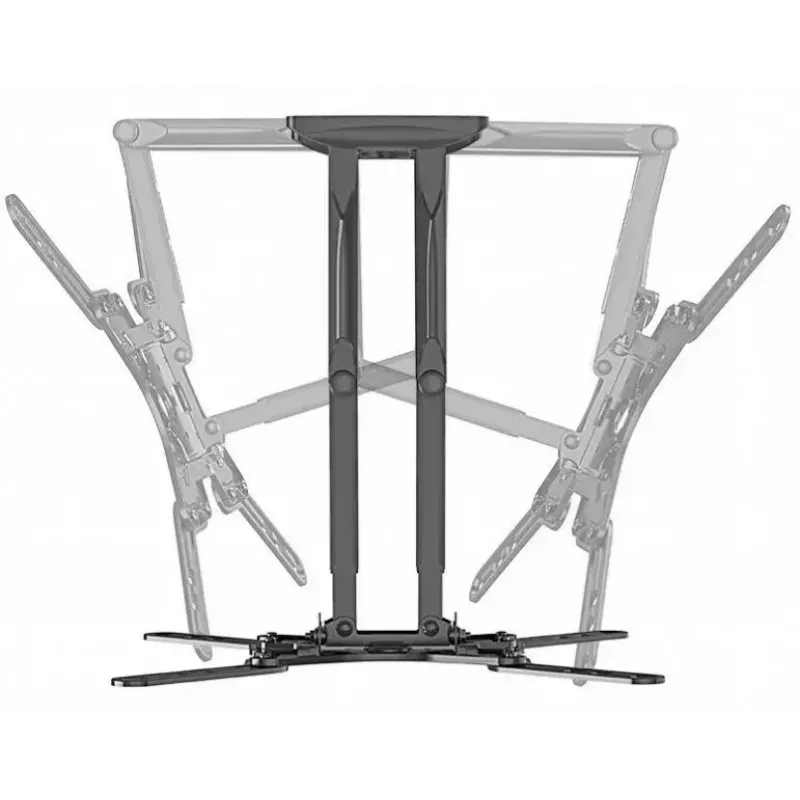 TV-Halterung Gembird WM-60ST-01 für 32–60 Zoll Fernseher, VESA 100x100–400x400, bis 36,4 kg, neigbar -2°–10°, Wandabstand 4,2–45,2 cm, schwarz