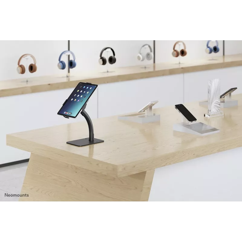 Neomounts DS15-625BL1 Tablet-Ständer für den Schreibtisch 7,9-11 Zoll – abschließbar – universell