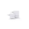 Tragbarer 140W GaN-Reiselader Xtorm XVC2140 mit 3× USB-C-PD-Anschlüssen und 2 m USB-C-Kabel, weiß