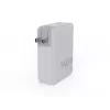 Tragbarer 140W GaN-Reiselader Xtorm XVC2140 mit 3× USB-C-PD-Anschlüssen und 2 m USB-C-Kabel, weiß