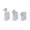 Tragbarer 140W GaN-Reiselader Xtorm XVC2140 mit 3× USB-C-PD-Anschlüssen und 2 m USB-C-Kabel, weiß