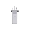 Tragbarer 140W GaN-Reiselader Xtorm XVC2140 mit 3× USB-C-PD-Anschlüssen und 2 m USB-C-Kabel, weiß