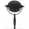 Halogen-Elektroheizlüfter SUNRED Retro, 2100/900 W, für Bodenaufstellung im Innenbereich, heizt bis zu 17 m², schwarz/braun