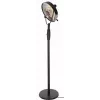 Halogen-Elektroheizlüfter SUNRED Retro, 2100/900 W, für Bodenaufstellung im Innenbereich, heizt bis zu 17 m², schwarz/braun