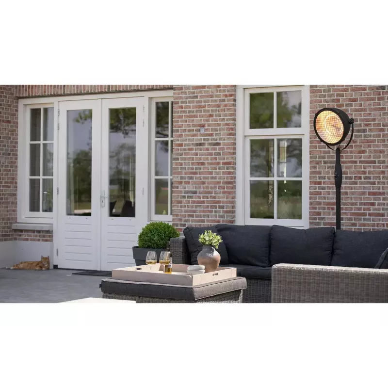 Halogen-Elektroheizgerät Sunred Indus Indoor Schwarz, Braun