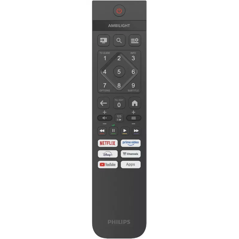 TV Philips 55PUS8450 55 Zoll (139,7 cm) QLED 4K Ultra HD Smart-TV, Titan OS, Wi‑Fi, Schwarz