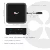 USB-C Quad DisplayLink Dockingstation CLUB 3D CSV-2542 — 2× DisplayPort 8K60Hz, 2× HDMI 4K60Hz, PD 100W, 2.5G Ethernet