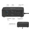 USB-C Quad DisplayLink Dockingstation CLUB 3D CSV-2542 — 2× DisplayPort 8K60Hz, 2× HDMI 4K60Hz, PD 100W, 2.5G Ethernet
