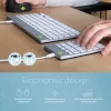 R-Go Tools Ziffernblock R-Go Numpad Break, ergonomischer Ziffernblock mit Pausensoftware, kabelgebunden, weiß