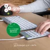 R-Go Tools Ziffernblock R-Go Numpad Break, ergonomischer Ziffernblock mit Pausensoftware, kabelgebunden, weiß