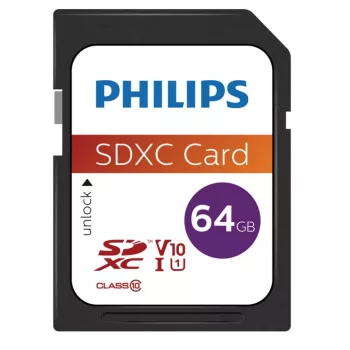Flash-Speicher Philips 64GB SDXC UHS-I FM64SD55B