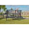 Oberirdisches Trampolin Salta Premium Schwarz Edition Rechteckig