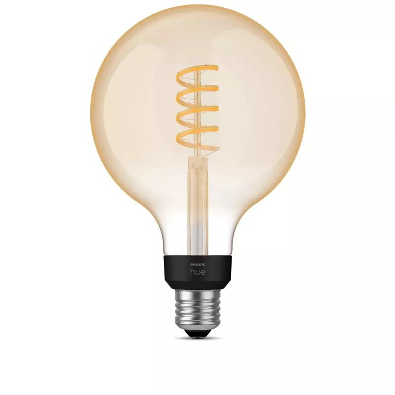 Philips Smart Bulb G125 E27 Filament Globe, 7 W, Bluetooth/Zigbee, 125×192 mm