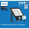Flutlicht Philips LED 50 W 4000 K IP65 Schwarz – LED-Außenfluter, 50 W, neutralweiß