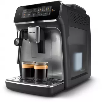 Espressomaschine Philips EP3329/70 — vollautomatisch, 1,8-Liter-Wassertank, integriertes Mahlwerk, 2 Ausläufe, 1500 W