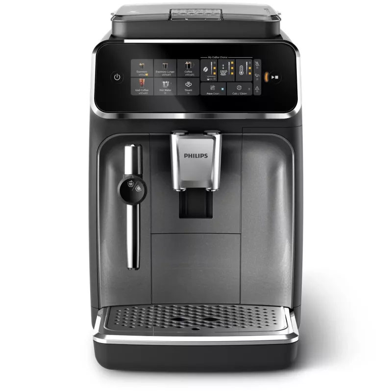 Espressomaschine Philips EP3329/70 — vollautomatisch, 1,8-Liter-Wassertank, integriertes Mahlwerk, 2 Ausläufe, 1500 W