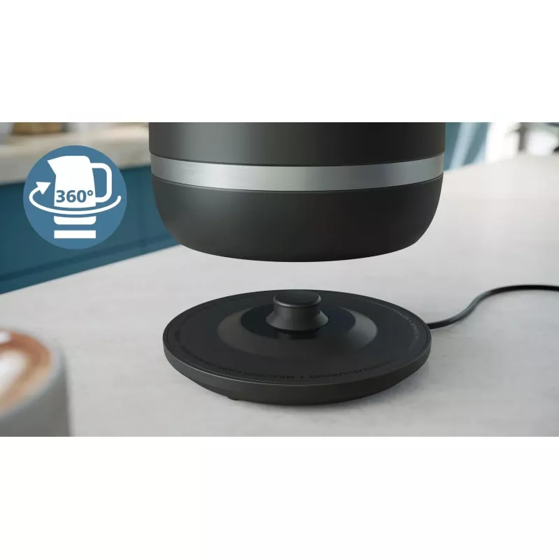 Elektrischer Wasserkocher Philips 7000 Series HD9396/90 — 1,7 L, 2400 W, Edelstahl, doppelwandig