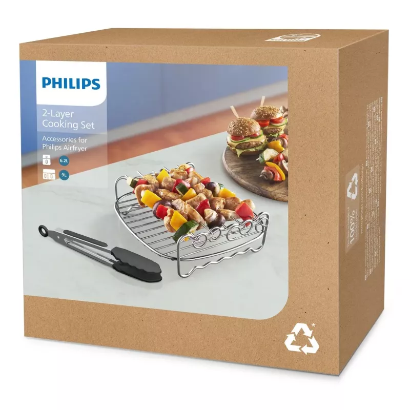 Zubehörset Philips HD9920/00 für Airfryer 6,2 L 8,3 L 9 L