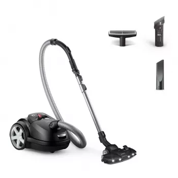 Bodenstaubsauger Philips 8000 Serie XD8122/10 — 900 W, 4 L Staubbeutel, HEPA-Filter, schwarz