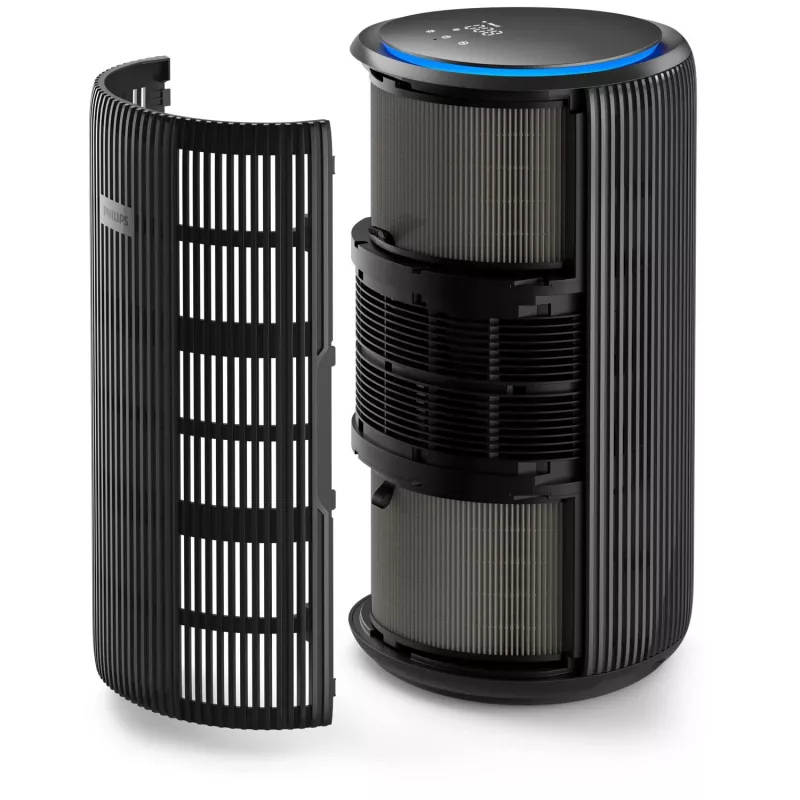 Luftreiniger Philips 4200er Serie AC4221/11 — Fläche 156 m², CADR 600 m³/h, 51,5 dB, 54 W, Schwarz, 6,5 kg