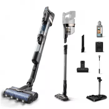 Philips 9000 Series XW9463/11 Stabstaubsauger/Elektrobesen 2-in-1 Stabstaubsauger Akku Trocken&Nass Beutellos 150 W Schwarz