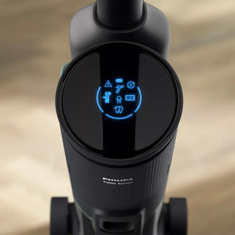 Philips 7000er-Serie XW7263/11 Stabstaubsauger/elektrischer Besen 2-in-1-Stabstaubsauger Batterie Trocken&Nass Beutellos 0,45 l 160 W Schwarz