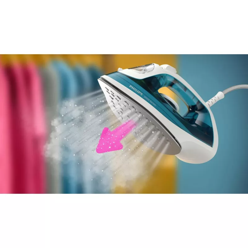 Dampfbügeleisen Philips DST2010/90 — 2000 W, 0,25 l Wassertank, antihaftbeschichtete Bügelsohle, 1,9 m Kabel