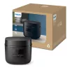 Reiskocher Philips 3000 Series HD3080/80, 0,54 L, 400 W, schwarz, Tastensteuerung