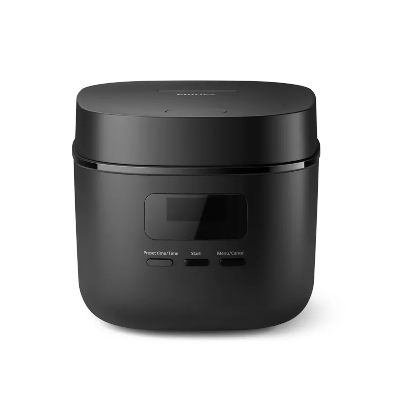 Reiskocher Philips 3000 Series HD3080/80, 0,54 L, 400 W, schwarz, Tastensteuerung