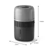 Luftbefeuchter Philips 5000 Serie HU5710/03 – Dampfluftbefeuchter, 4,5 l, graphit