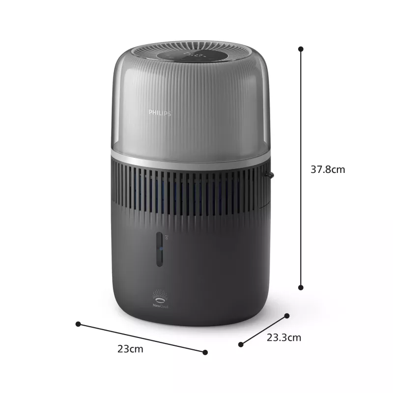 Luftbefeuchter Philips 5000 Serie HU5710/03 – Dampfluftbefeuchter, 4,5 l, graphit