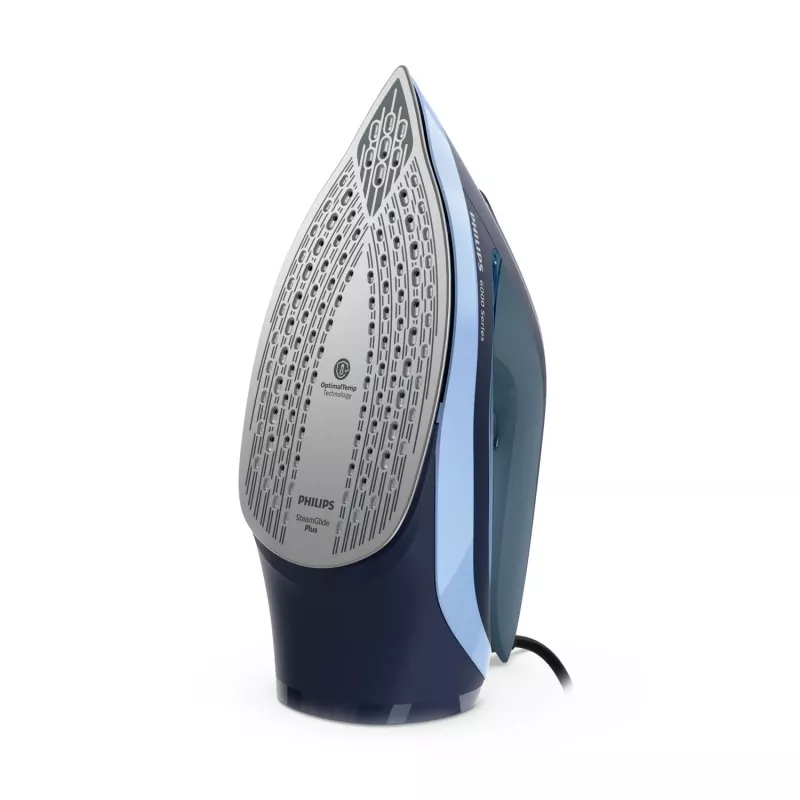 Dampfbügeleisen Philips 6000er-Serie DST6120/20 – 2600 W, SteamGlide Plus-Bügelsohle, 190 g/min Dampfstoß, 0,3 l Wassertank, 1,5 kg, Blau