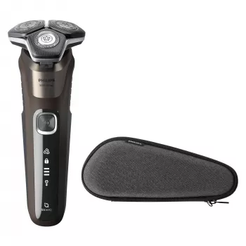 Philips SHAVER Series 5000 S5886/30 Herrenrasierer Rotationsrasierer Trimmer Schwarz, Braun