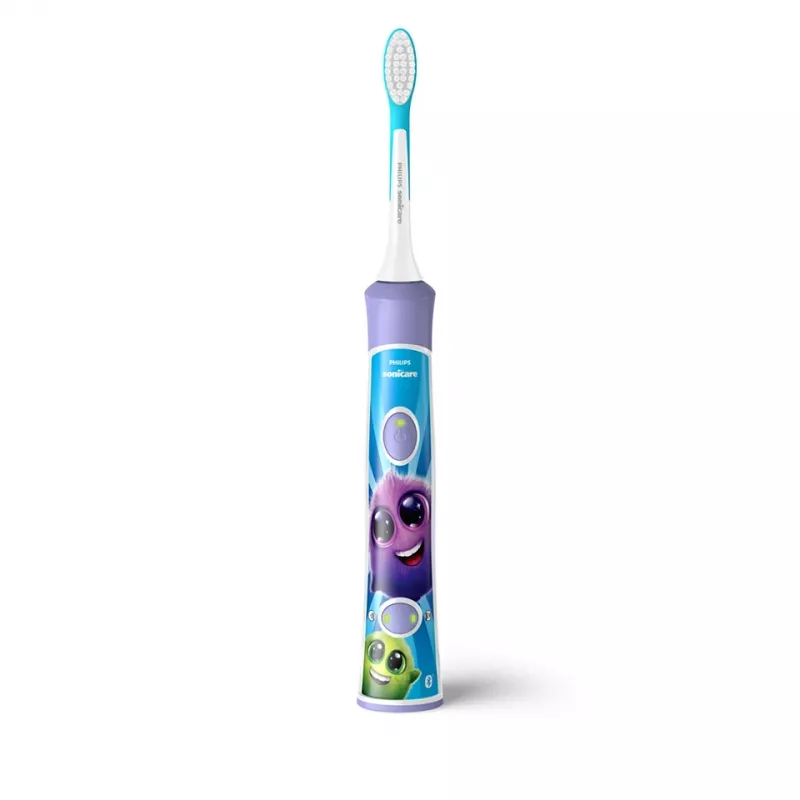 Schallzahnbürste Philips Sonicare For Kids HX6322/12 – integrierter Li-Ion-Akku, 1 Handstück, 2 Bürstenköpfe, Modus Tägliche Pflege