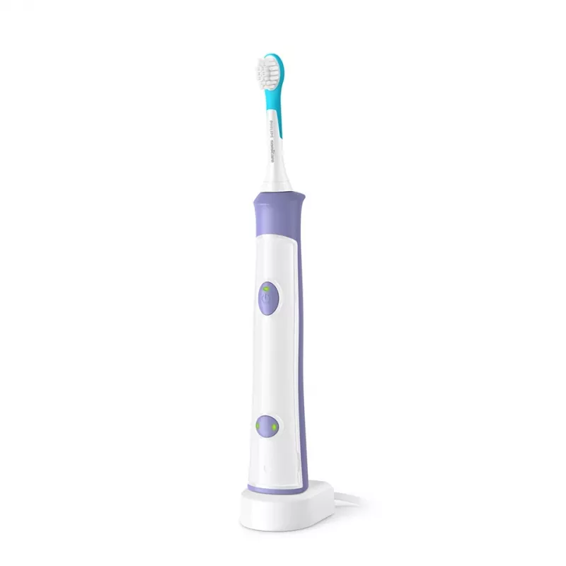 Schallzahnbürste Philips Sonicare For Kids HX6322/12 – integrierter Li-Ion-Akku, 1 Handstück, 2 Bürstenköpfe, Modus Tägliche Pflege