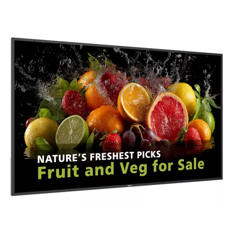 Philips 5000 series 98BDL5050D/00 Signage Display 2,49 m (98 Zoll) LCD Wi-Fi 600 cd/m² Full HD Schwarz Integrierter Prozessor Android
