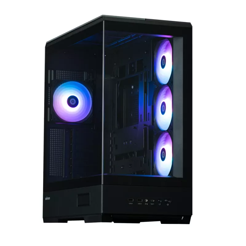 PC-Gehäuse Zalman P50 DS Schwarz Midi Tower