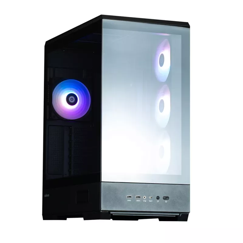PC-Gehäuse Zalman P50 DS Schwarz Midi Tower