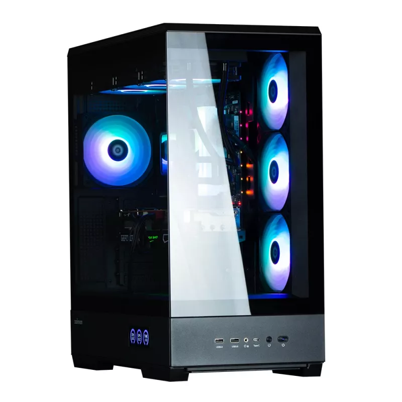 PC-Gehäuse Zalman P50 DS Schwarz Midi Tower