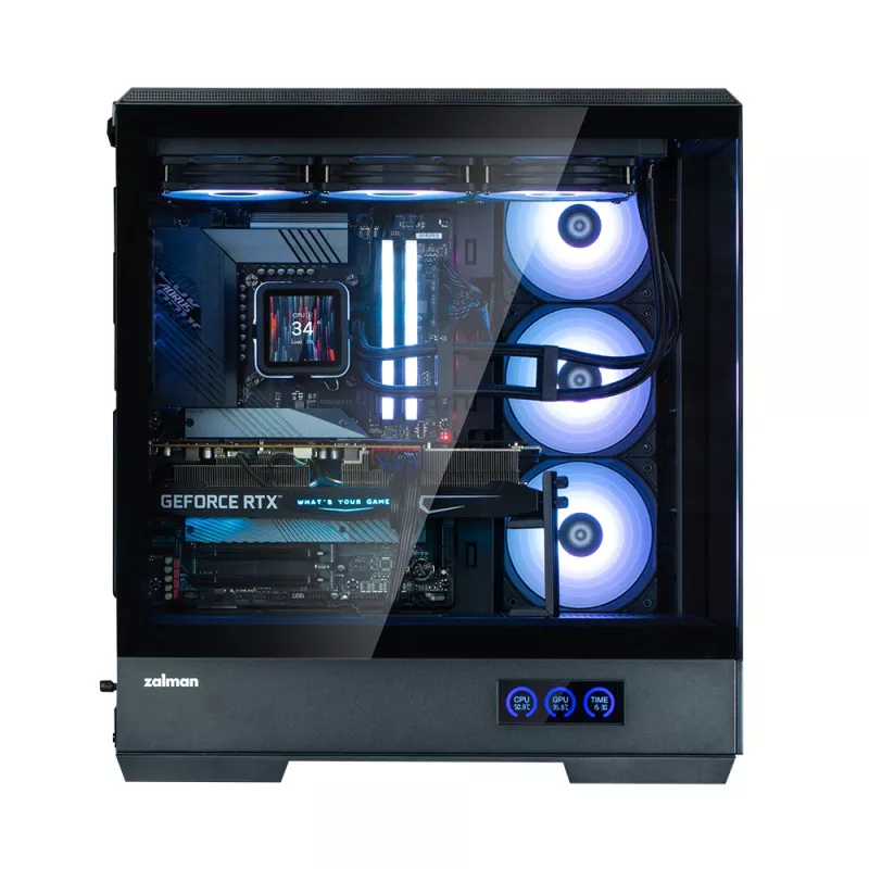 PC-Gehäuse Zalman P50 DS Schwarz Midi Tower