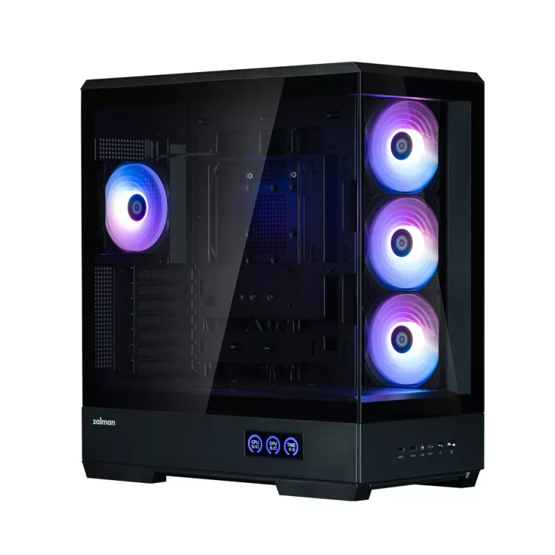 PC-Gehäuse Zalman P50 DS Schwarz Midi Tower