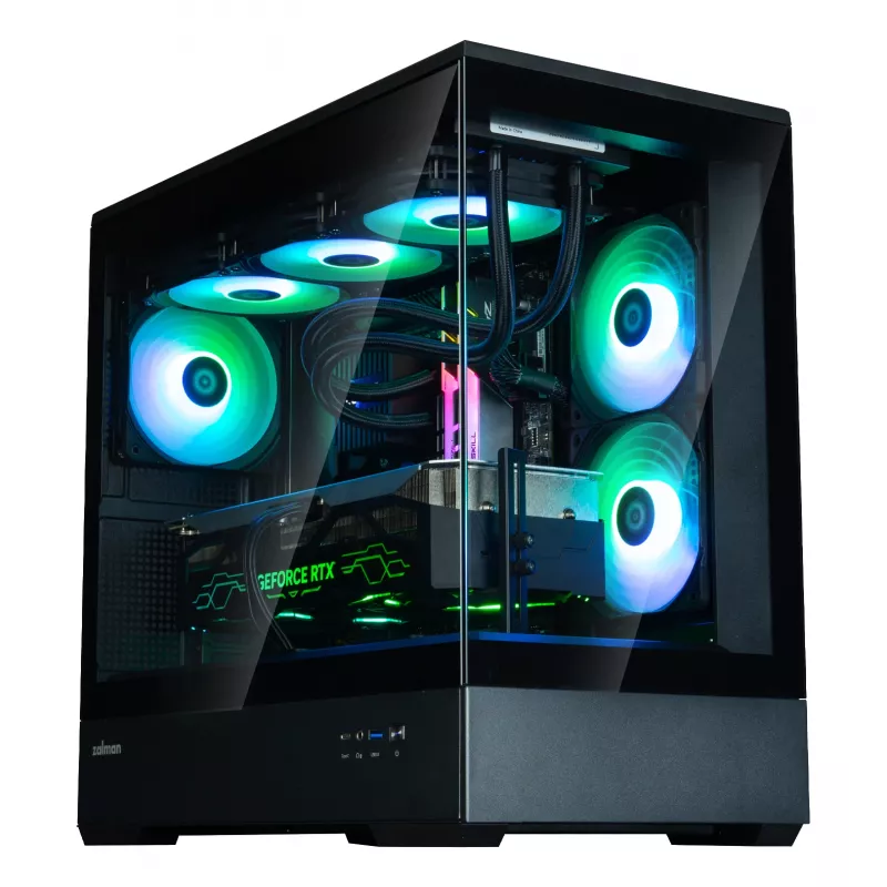 PC-Gehäuse Zalman P30 Schwarz V2 Mini Tower
