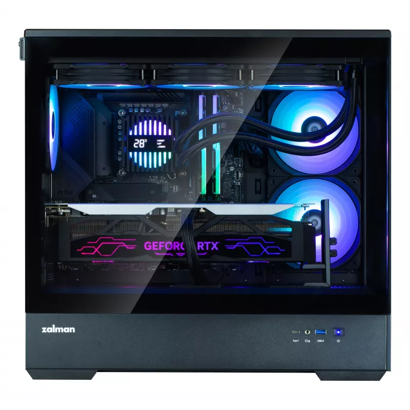 PC-Gehäuse Zalman P30 Schwarz V2 Mini Tower